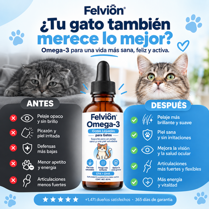 Gotas Felvion®| Adiós al pelo por todas partes.
