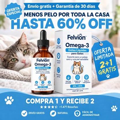 Gotas Felvion®| Adiós al pelo por todas partes.